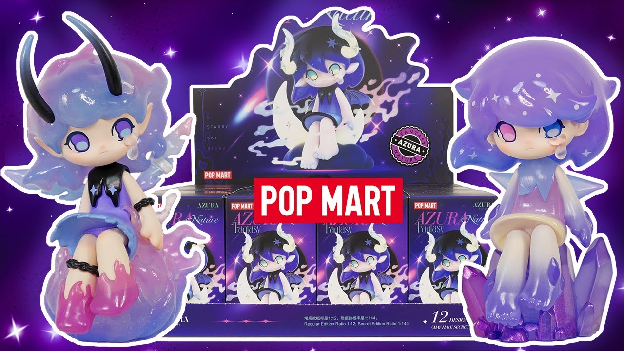 POP MART Azura Fantasy Nature Blind Box Unboxing FULL SET - YouTube