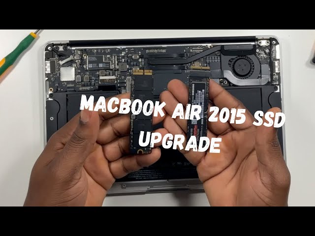 2015 MacBook Air SSD Upgrade (MacBook Air 11” A1465 & MacBook Air