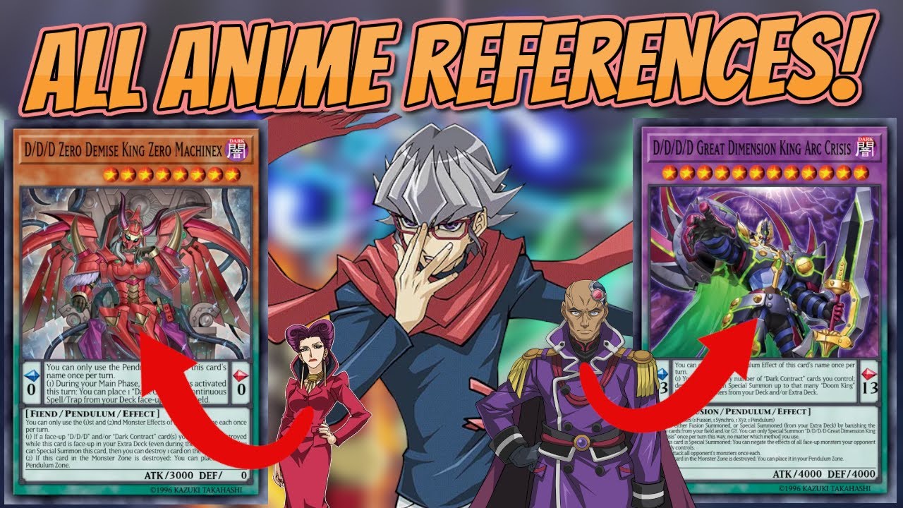 NEW D/D/D Support - ALL Yugioh Arc-V Anime References! - YouTube