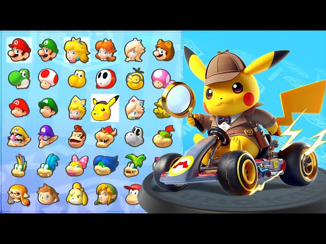 マリオカート8デラックス】ピカチュウ(名探偵)でNintendo Switch の