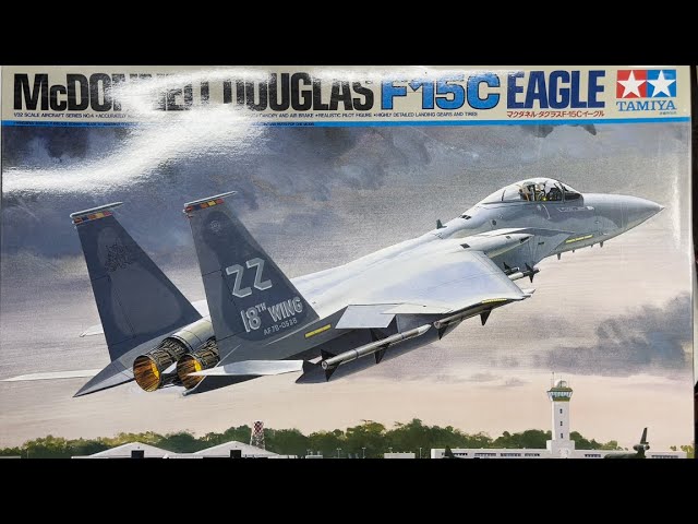 Tamiya McDonnell Douglas F-15C Eagle 1/32 Scale Model Aircraft