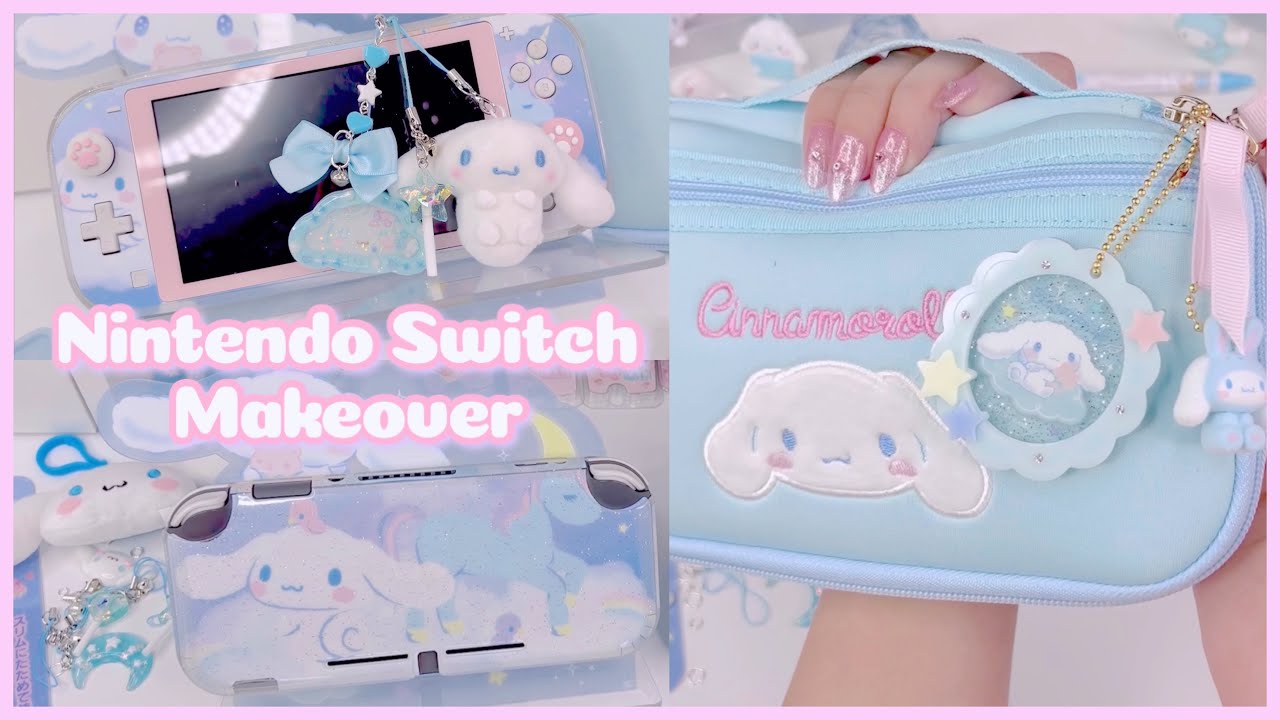 Nintendo Switch Lite Makeover - Cinnamoroll theme - YouTube