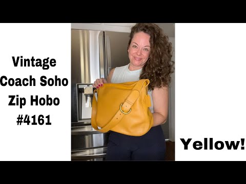 Vintage Coach Soho Zip Hobo #4161 Bag Talk - YouTube