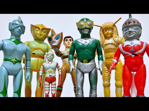Soft Vinyl Introduction] Soft Vinyl figures of Showa era heroes