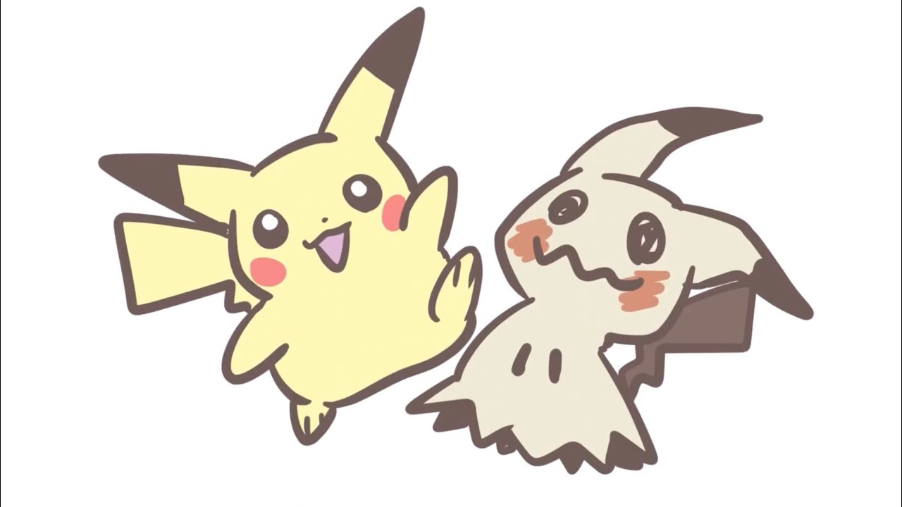 ミミッキュとピカチュウのカービィダンス - YouTube