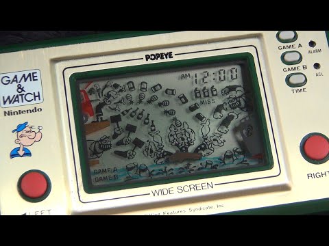 レトロ 液晶ゲーム】任天堂 ゲームウォッチ ポパイ ゲーム＆ウォッチ