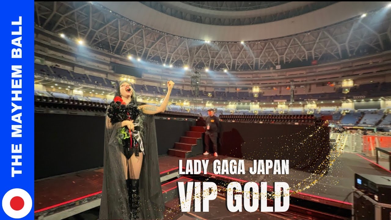 VIP Gold Experience 🇯🇵🖤✨| Inside Lady Gaga's The Mayhem Ball
