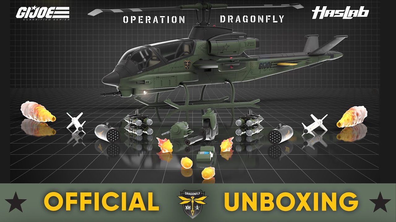 Unboxing the G.I. Joe Classified Series Assault Copter Dragonfly