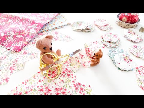 型紙付き）パッチワークテディベア Vol.1 【テディベア教室（中級