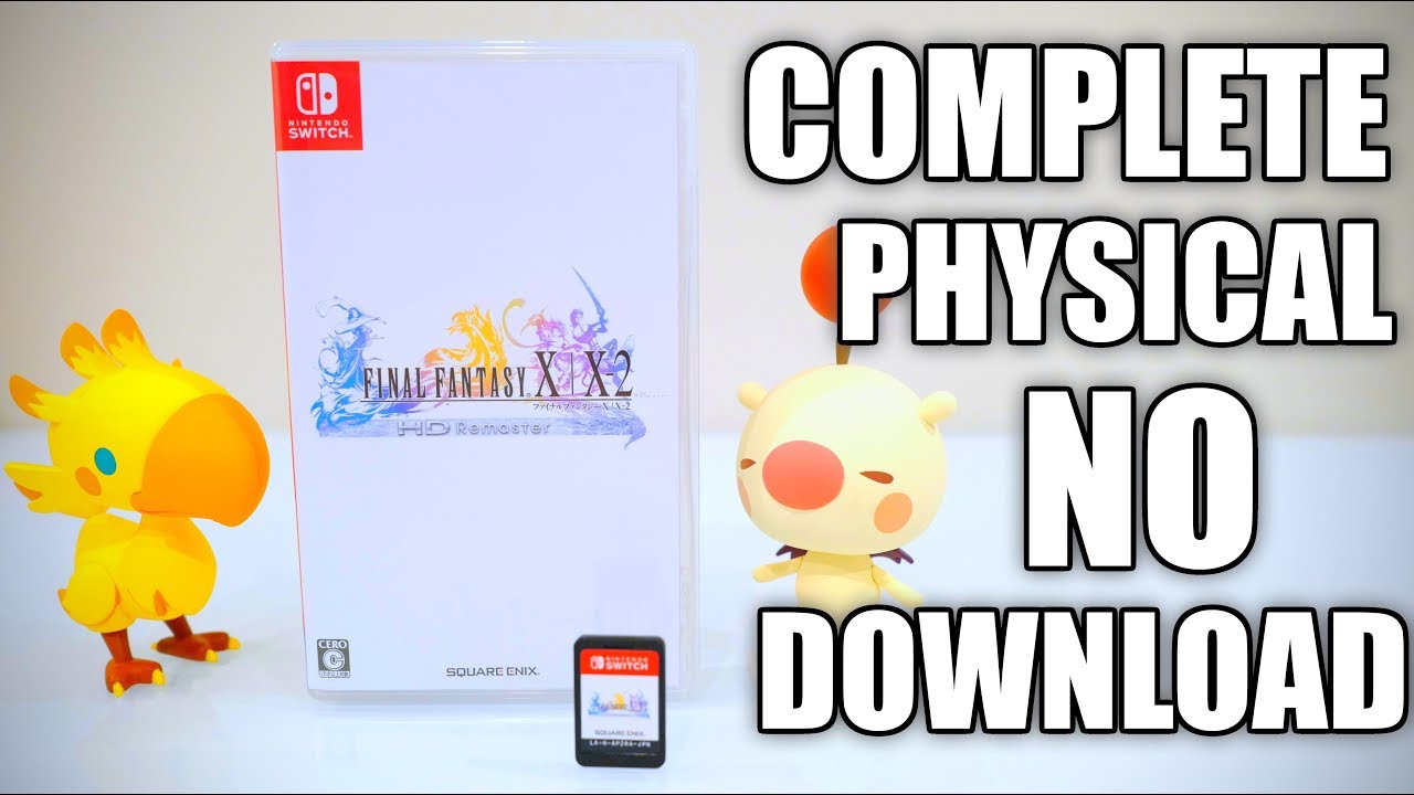 FINAL FANTASY X/X-2 HD Remaster BOTH GAMES ON ONE CARD for