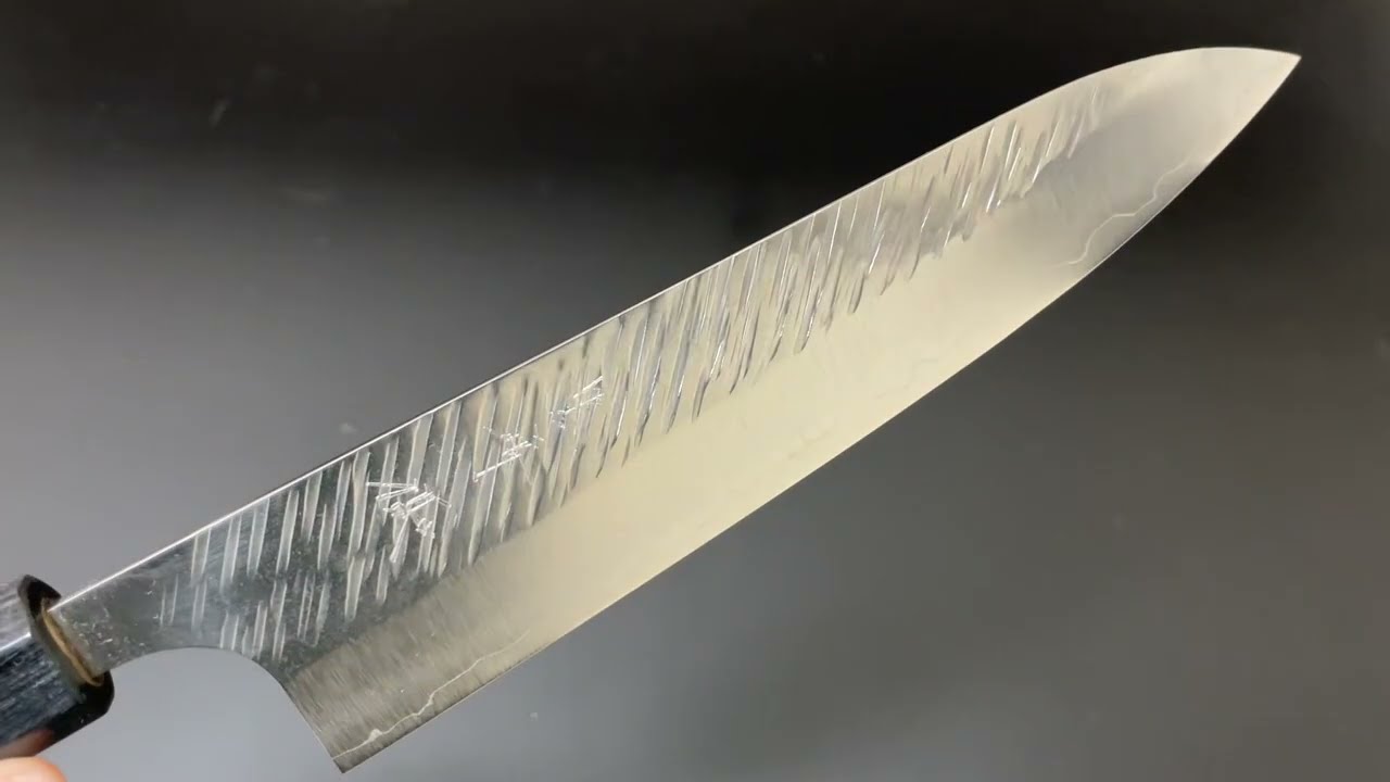 黒﨑優 Yu Kurosaki 風神 牛刀包丁210mm SG2粉末ハイス鋼 紫檀八角柄