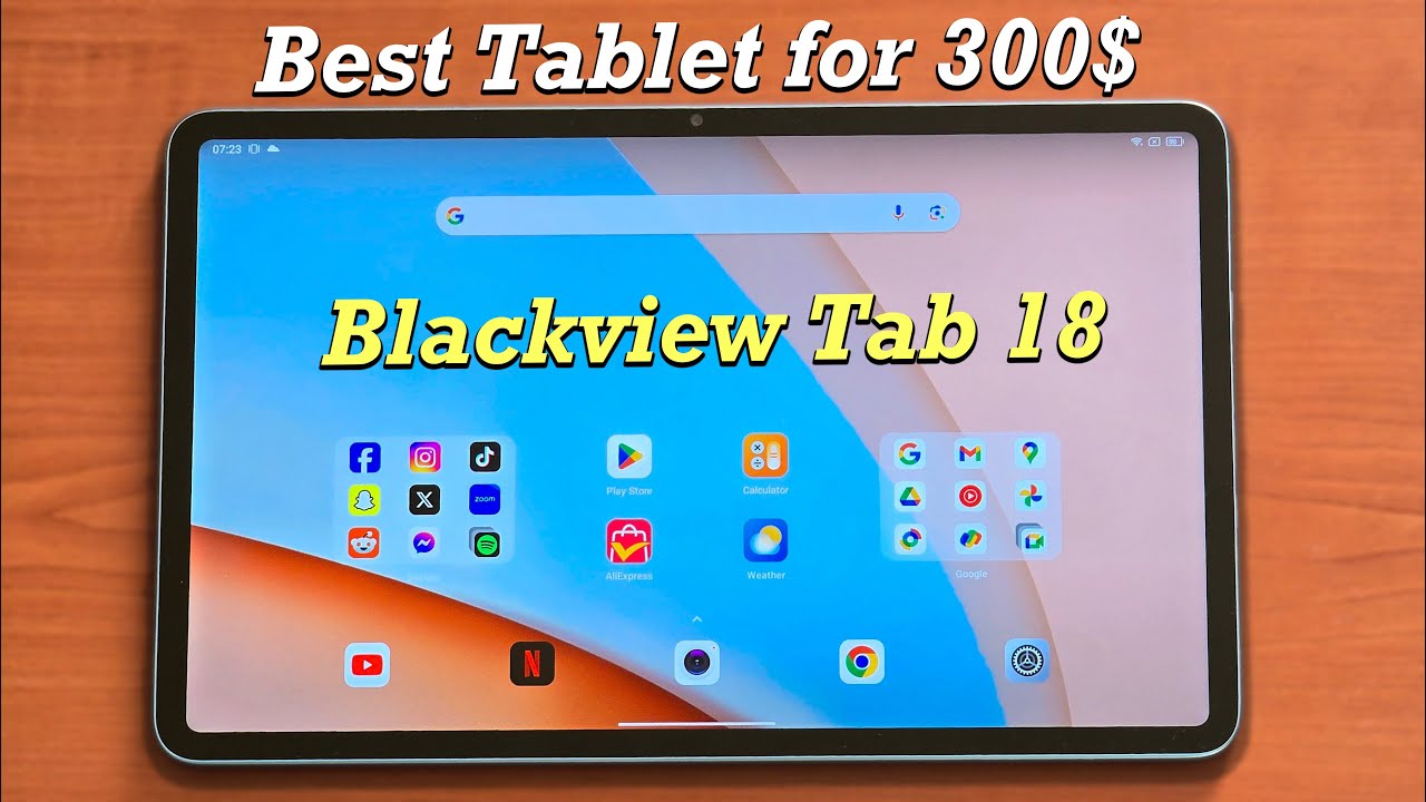 Blackview Tab 18 Review: The Best Budget Tablet of 2024? - YouTube