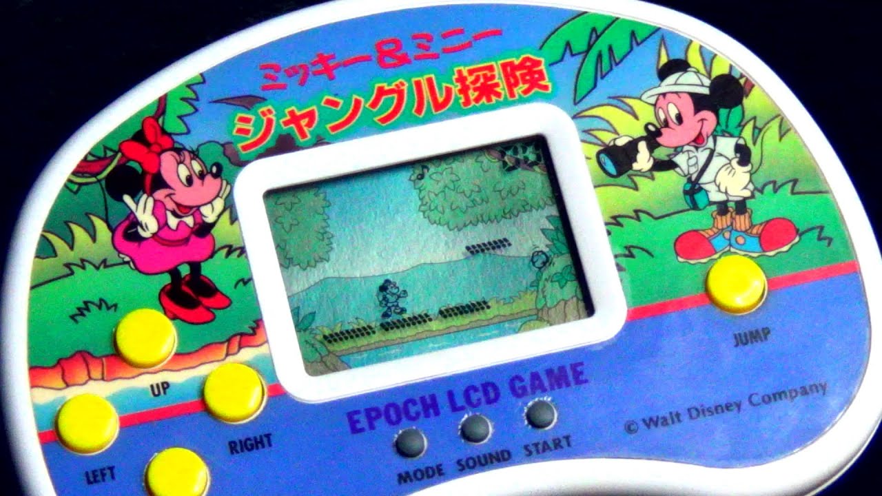 レトロ 電子ゲーム】エポック社 ミッキー&ミニー ジャングル探検