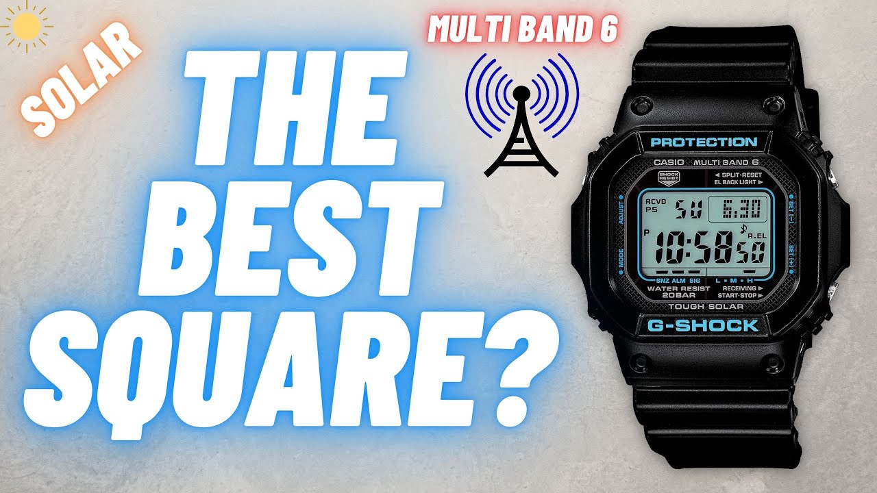 My FAVORITE G-Shock Watch (GW-M5610BA-1JF) // Solar + Multi Band 6