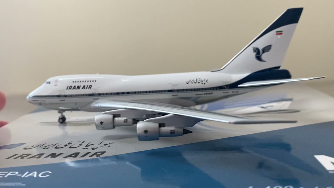 NG Models 1:400 Iran Air Boeing 747sp 