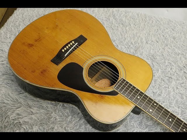 1970's made YAMAHA FG-202 Orange Label model High quality Acoustic