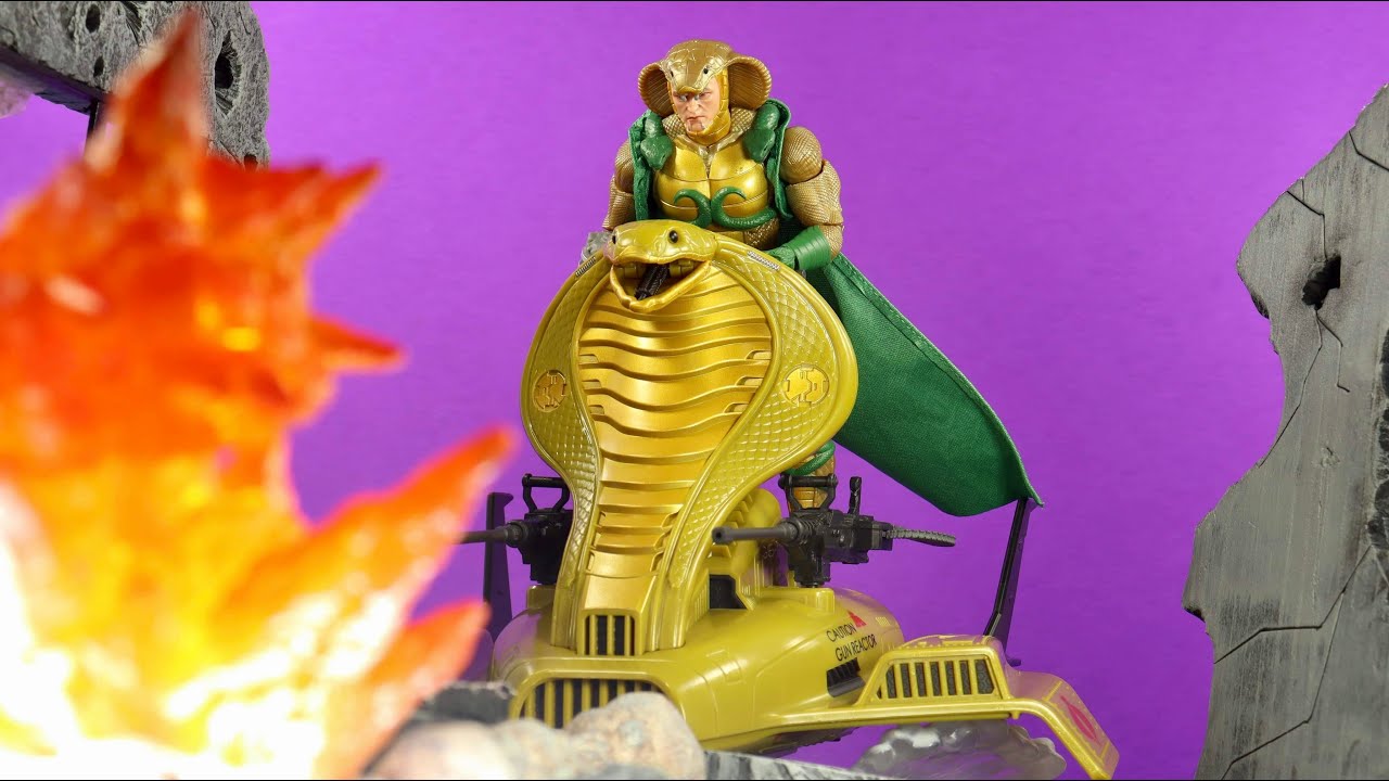 GI JOE CLASSIFIED SERIES SERPENTOR & AIR CHARIOT (PULSECON