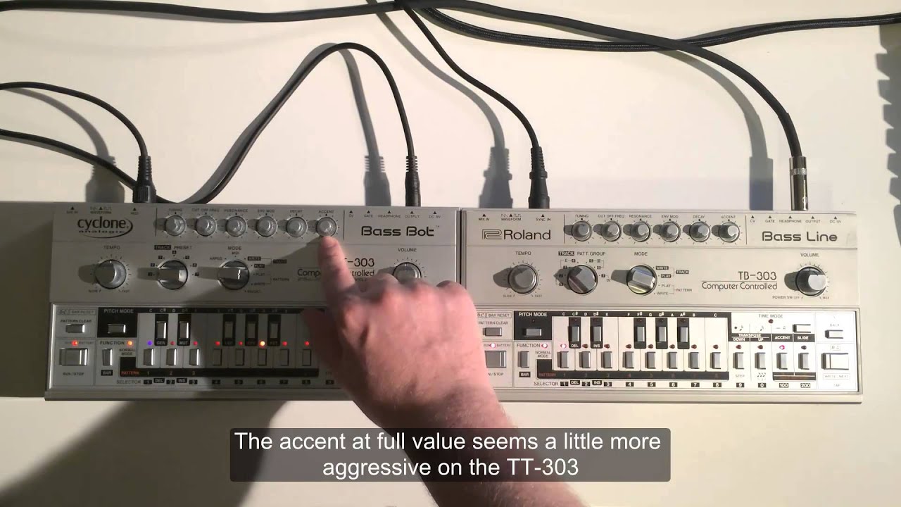 Cyclone TT-303 アナログシンセ TB-303 Bass bot TT-303 the best