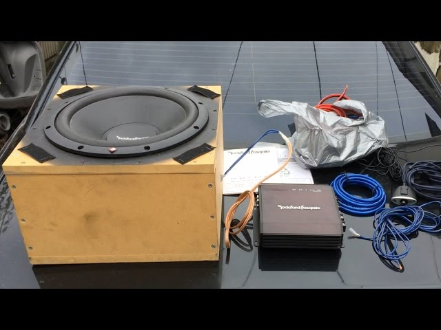 Serious DIY] vol.08 Subwoofer installation - YouTube