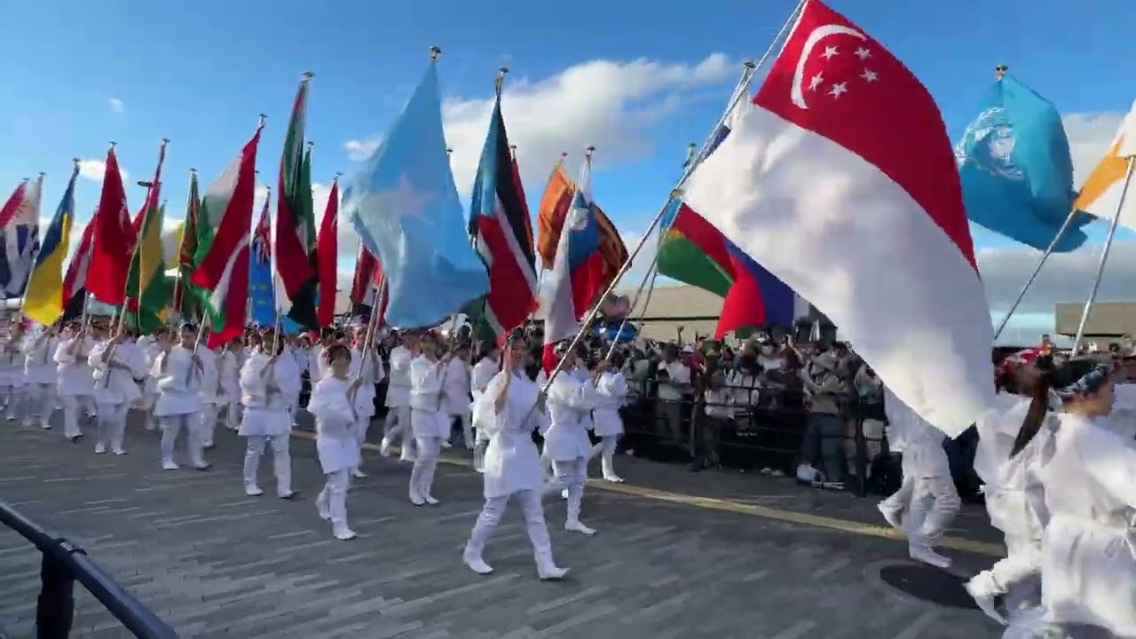 大阪・関西万博最終日 フラッグパレード Flag Parade on the last day