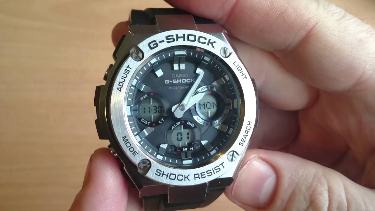 Casio G Shock GST-W110D-1AER Watch Full Review - YouTube