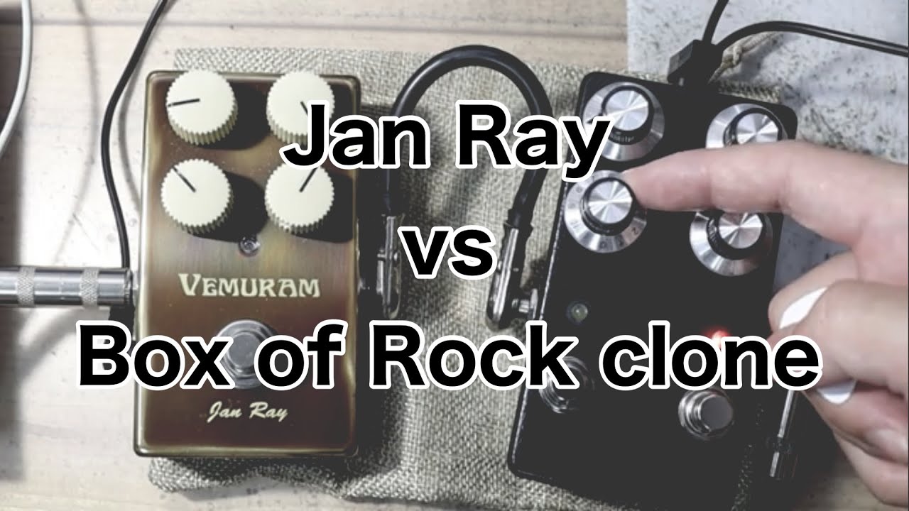 Jan Ray とBox of Rock cloneの比較 - YouTube