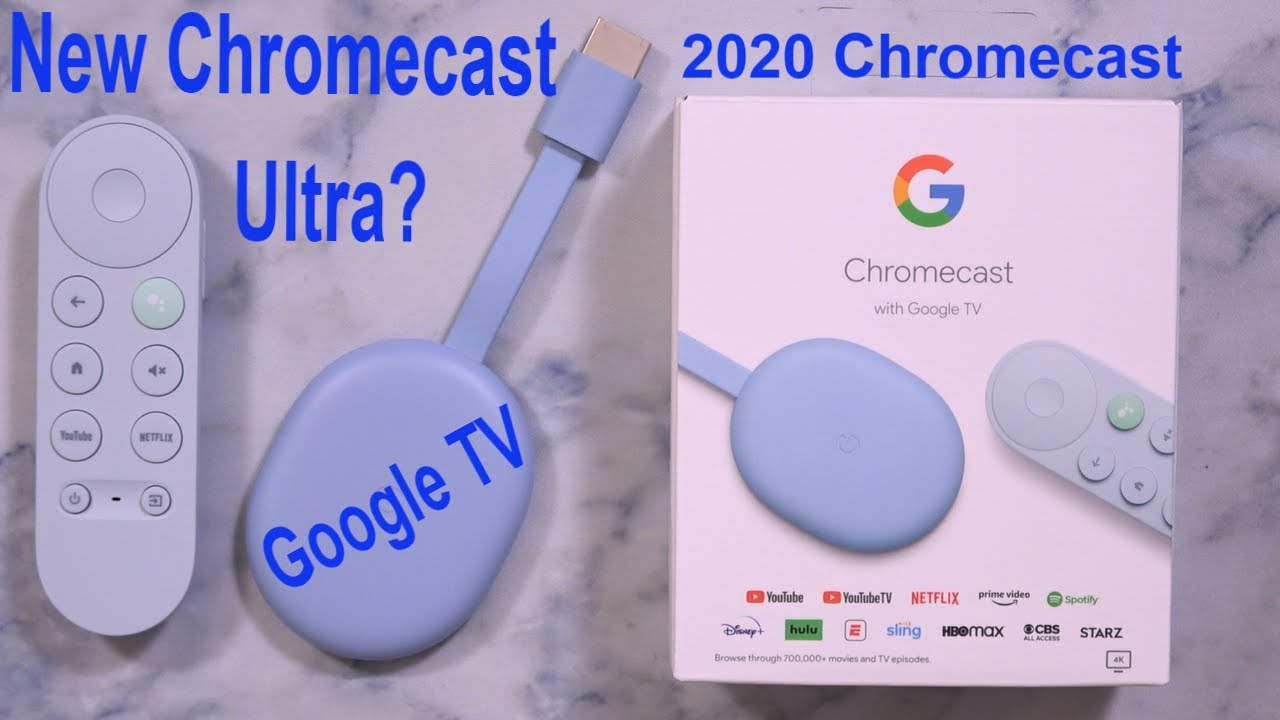2020 New Chromecast With Google TV 4K 60 FPS Unboxing/ Setup