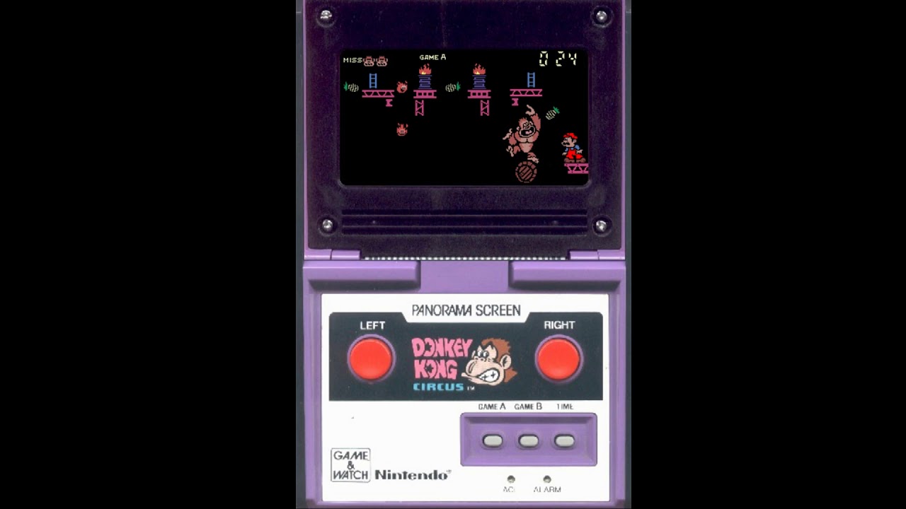 ゲームウォッチ ドンキーコングJr. ノラマスクリーン DONKEY KONGJr