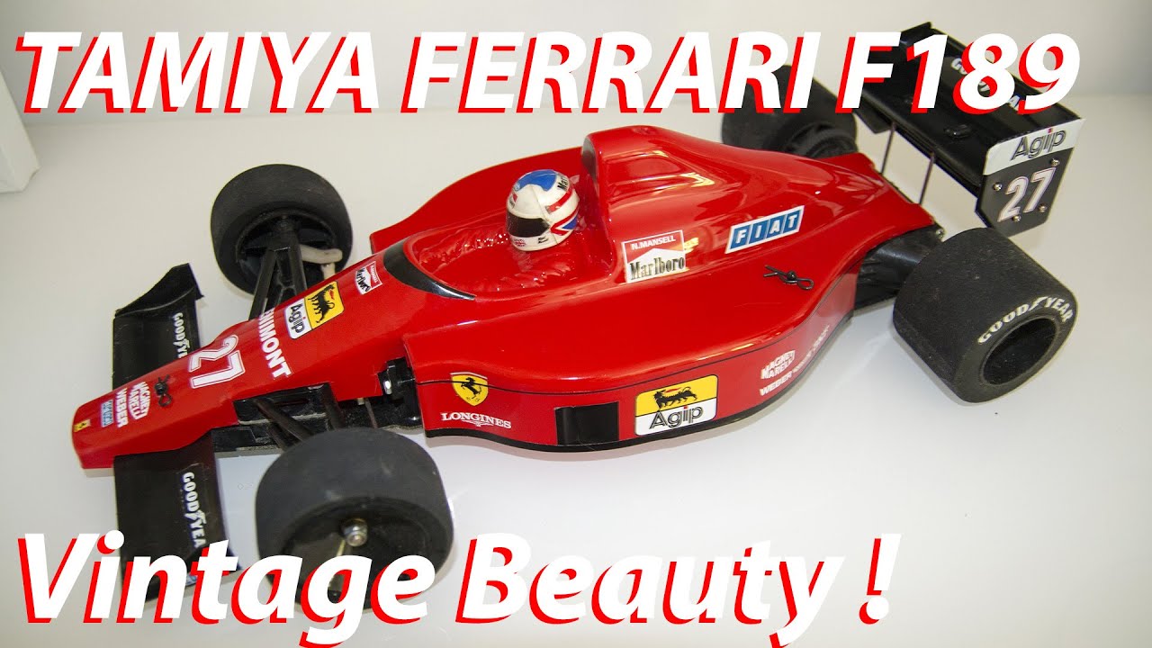 TAMIYA F1 - FERRARI F189 - VINTAGE LEGENDARY RC MODEL - YouTube