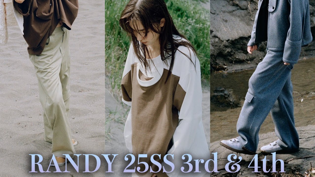 RANDY 25SS A cut-and-sew shirt and modified mesh shirt that
