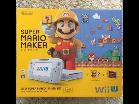 開封】 Wii U スーパーマリオメーカーセット(Unboxing Wii U Super