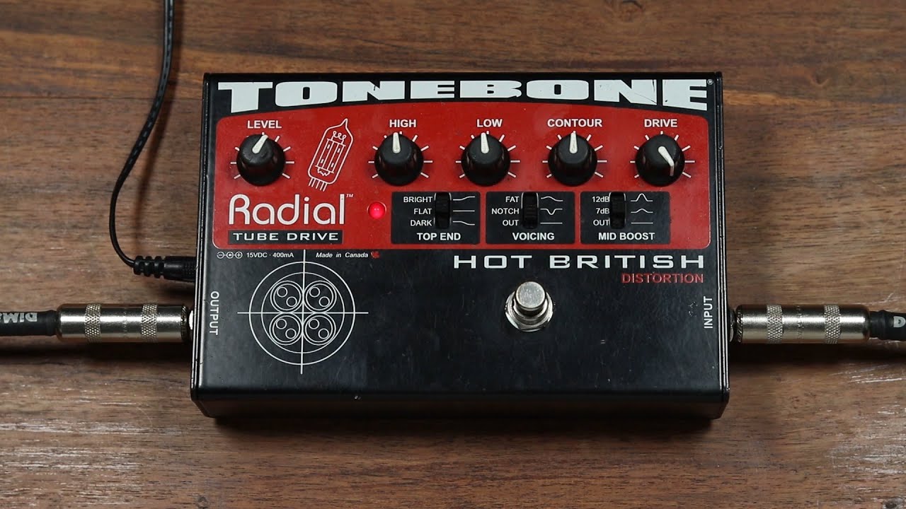 Radial Tonebone Hot British Distortion - YouTube