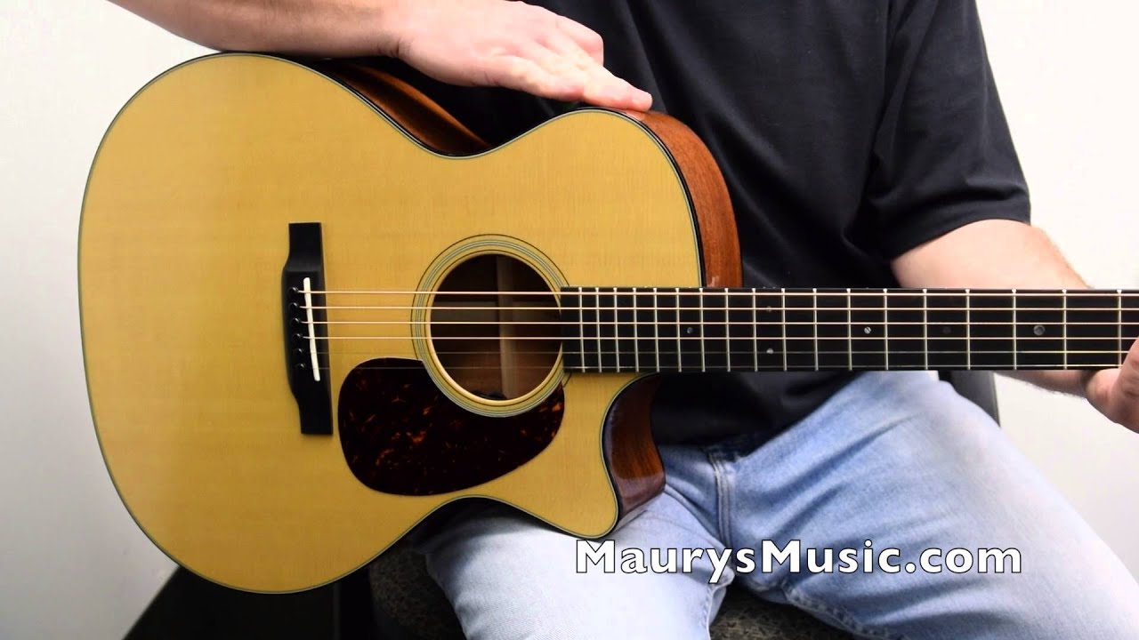 The Martin GPC-18E at Maury's Music - YouTube