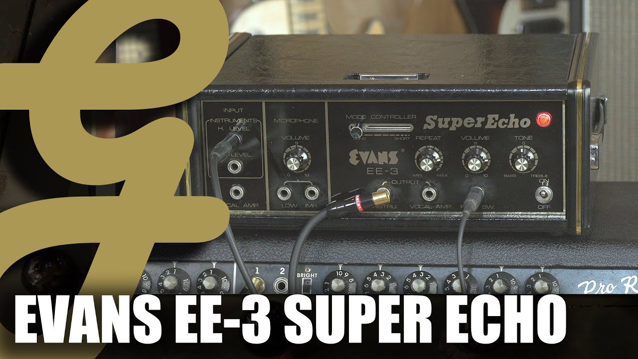 売約済】美品！国産テープエコーの隠れた名機 EVANS EE-3 Super Echo