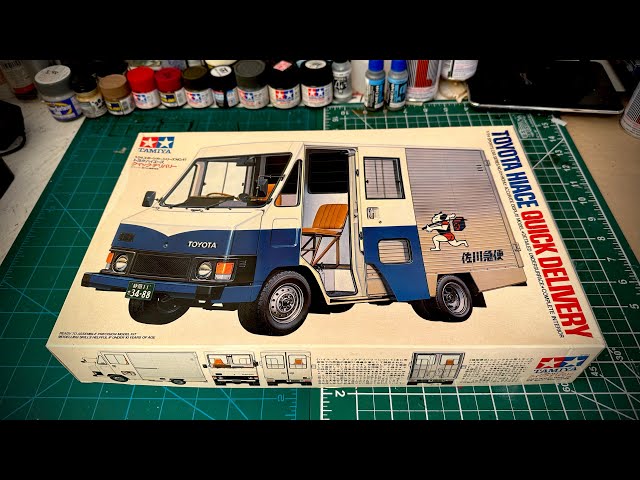 Vintage Tamiya Kit Unboxing: Toyota Hiace Quick Delivery - YouTube