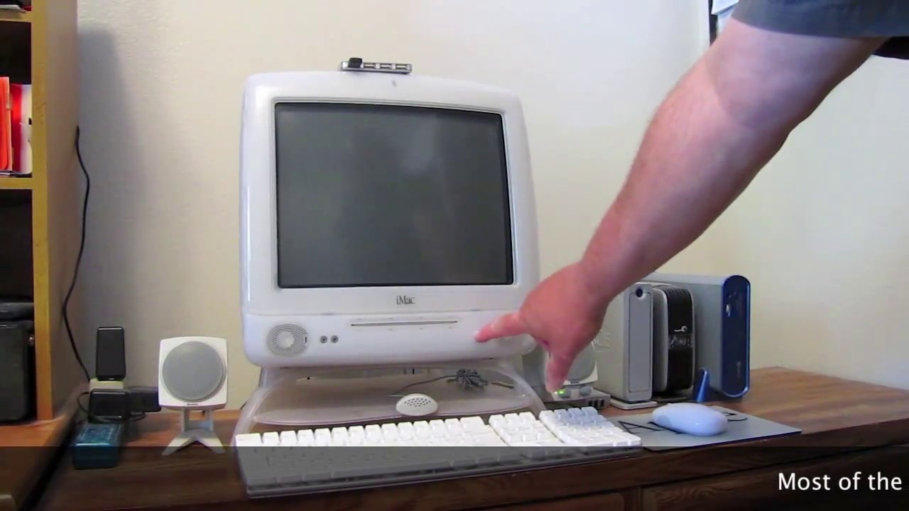 iMac G3 700 Mhz Snow SE - update - YouTube