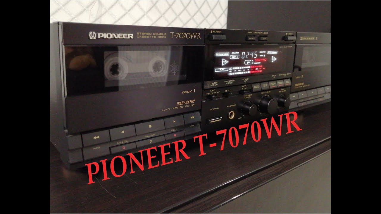PIONEER T-7050R - YouTube