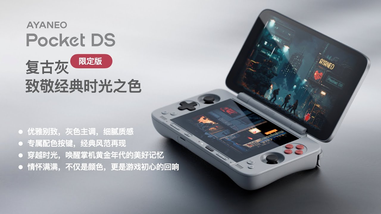 AYANEO Pocket DS 限定 レトログレー 美品 A Tribute to Classic Times