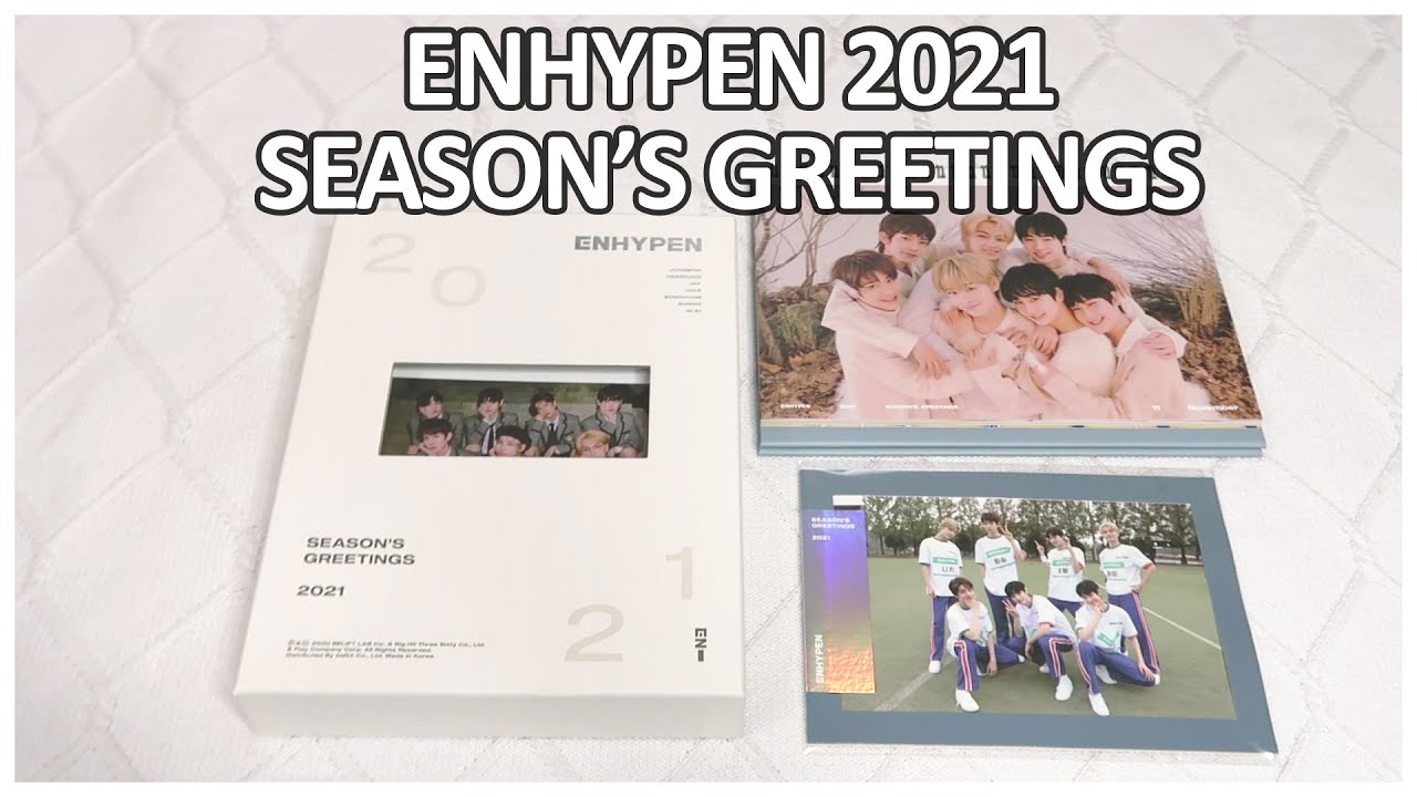 ✨ UNBOXING ENHYPEN 2021 Season's Greetings | 엔하이픈 - YouTube