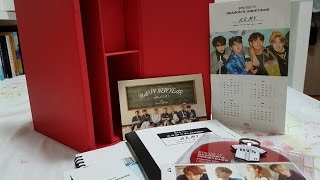unboxing] bts seasons greetings 2017 - YouTube