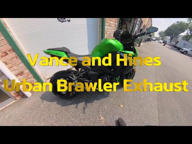 13 Kawaski z1000 Vance and Hines Exhaust Sound - YouTube