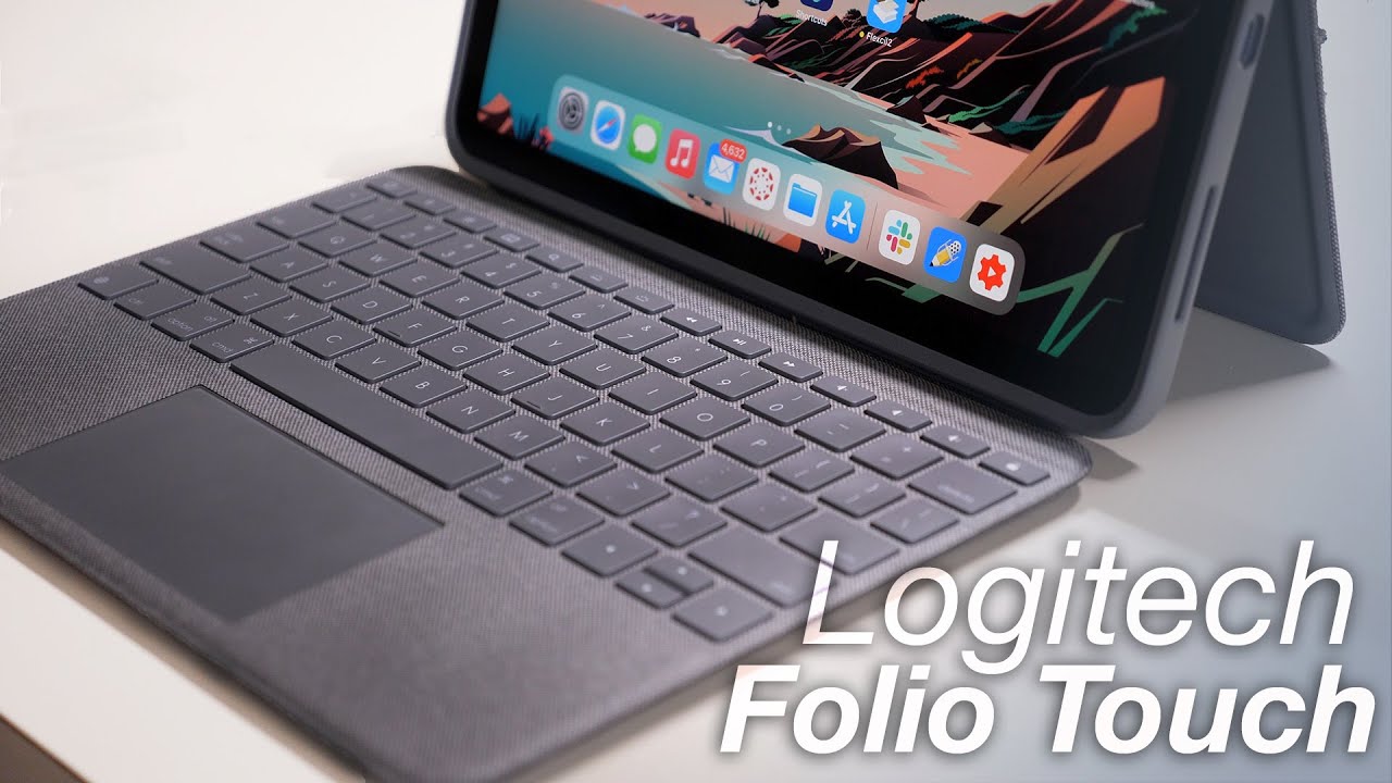Logitech Folio Touch for iPad Air 4 is amazing! - YouTube