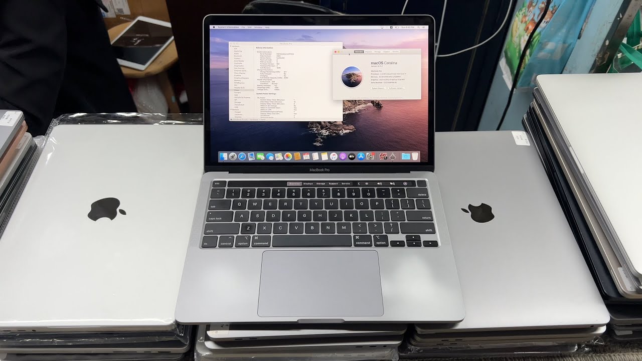 2020 MacBook Pro i7 32GB RAM 512GB Storage 13 inch, the machine
