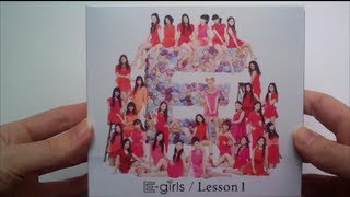 Unboxing E-girls / 1st Album ファーストアルバム 「Lesson 1