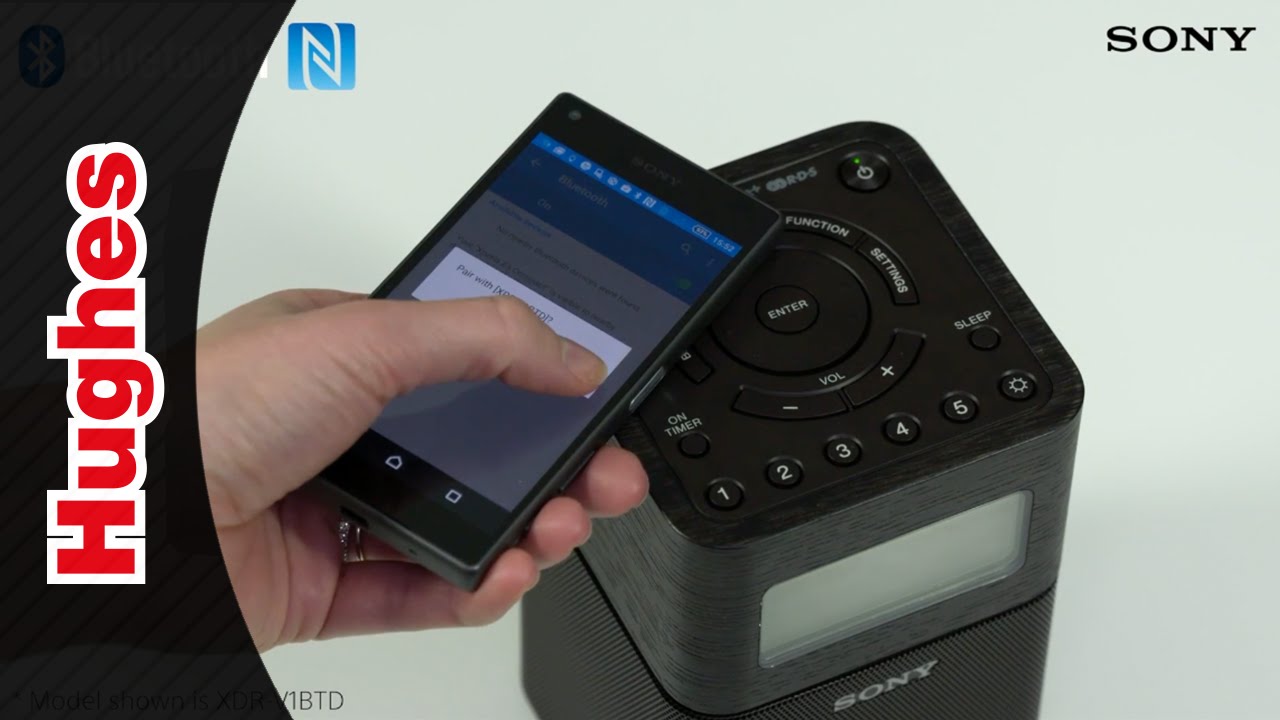 Sony SRF-V1BT Radio with Bluetooth & NFC - YouTube
