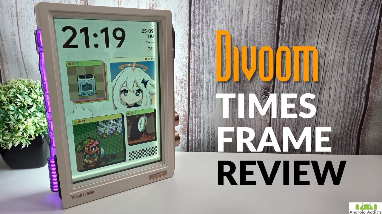 Divoom Times Frame Review - Transparent Digital Picture Frame