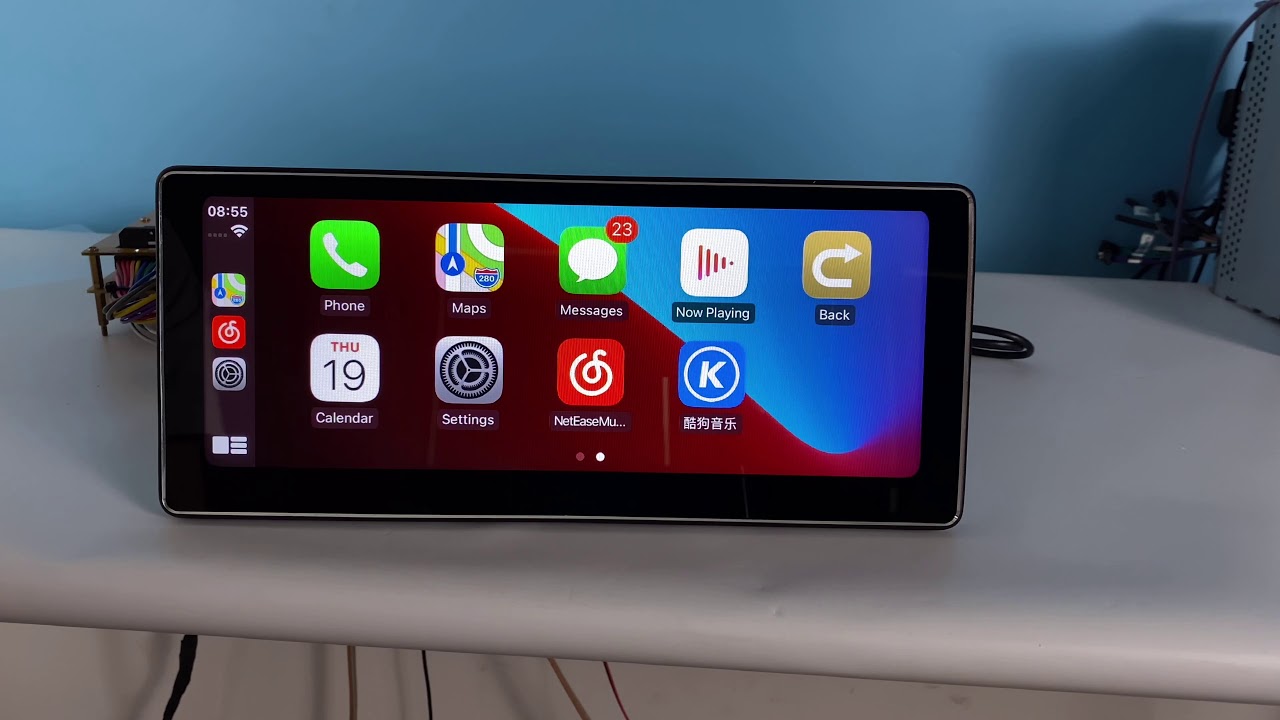 Newly User Interface on the Widescreen 8.8