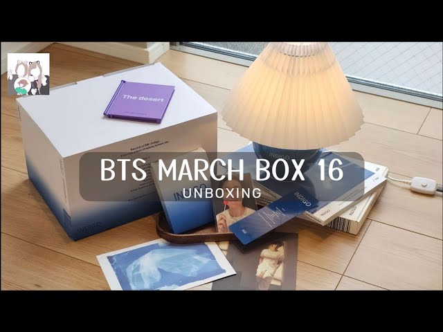 開封] BTS MARCH BOX 16 RM INDIGO unboxing - YouTube