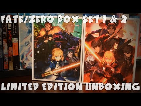 Fate/Zero Limited Edition Box Set 1 & 2 Unboxing - YouTube