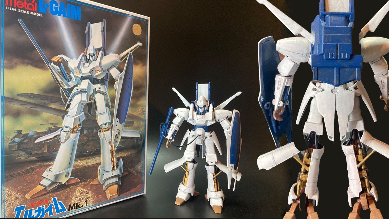 バンダイ旧キット1/144「重戦機エルガイム Mk.1」／Heavy Metal L•GAIM